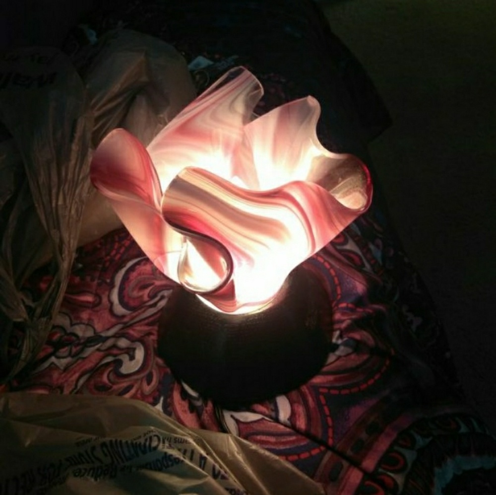 Beautiful glass light